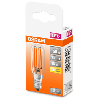 LED žiarovka E14 T26 6,5W  55W 730lm 2700K Warm 300° Filament OSRAM Parathom