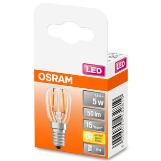 LED žiarovka E14 T26 1,6W  5W 50lm 2400K Warm 320° Filament OSRAM Parathom