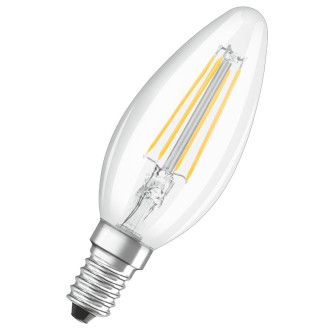 LED žiarovka E14 B35 4W  40W 470lm 2700K Warm 200° Filament OSRAM Value