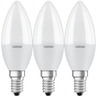 3PAK LED žiarovka E14 B35 5,5W  40W 470lm 2700K Warm OSRAM Value