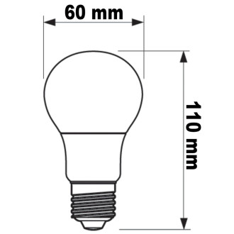 3PAK LED žiarovka E27 A60 8W  60W 806lm 2700K Warm 300° PHILIPS CorePro