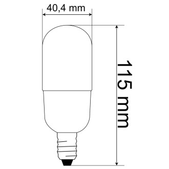 LED žiarovka E14 T25 8W  60W 806lm 4000K Neutral OSRAM Stick