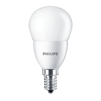 LED žiarovka led Philips CorePro E14 7W 827 2700K teplá biela P45 guľa lustre 806lm