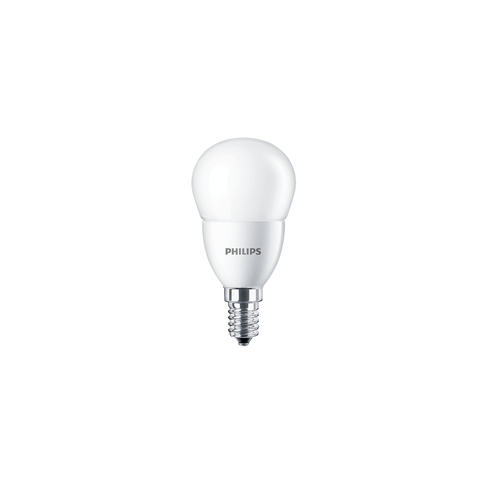 LED žiarovka led Philips CorePro E14 7W 827 2700K teplá biela P45 guľa lustre 806lm