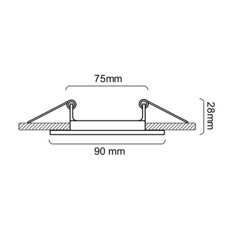 Svietidlo DLP-14R white