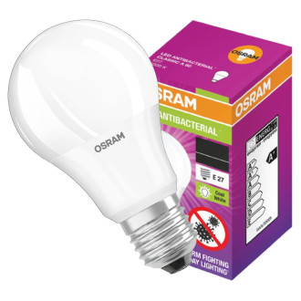 LED žiarovka LED E27 A60 10W  75W 1055lm 4000K Neutralna 200° OSRAM Antibakteriálna