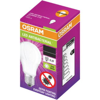 LED žiarovka LED E27 A60 10W  75W 1055lm 4000K Neutralna 200° OSRAM Antibakteriálna