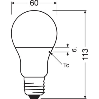 LED žiarovka LED E27 A60 8,5W  60W 806lm 4000K Neutralna 200° OSRAM Antibakteriálna