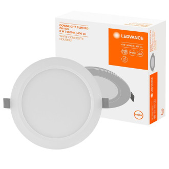 Zapustený zapustený LED panel 6W 4000K DOWNLIGHT Slim DN105 LEDVANCE kruhový