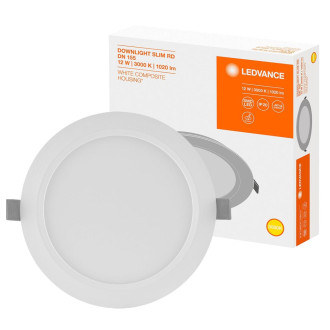 LED panel zapustený pod omietku 12W 3000K DOWNLIGHT Slim DN155 LEDVANCE kruhový