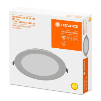 LED panel zapustený pod omietku 12W 3000K DOWNLIGHT Slim DN155 LEDVANCE kruhový