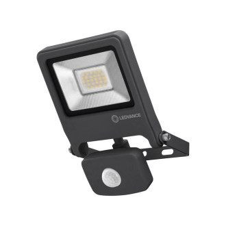 LED reflektor 20W 1700lm 4000K IP44 sivý s detektorom pohybu LEDVANCE Floodlight Endura