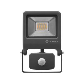 LED reflektor 20W 1700lm 4000K IP44 sivý s detektorom pohybu LEDVANCE Floodlight Endura