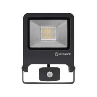 LED reflektor 50W 4500lm 3000K IP44 sivý s detektorom pohybu LEDVANCE Floodlight Endura