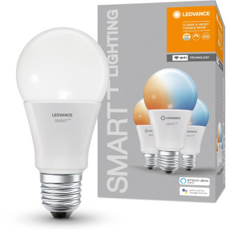 3PAK LED žiarovka E27 A75 14W 1521lm CCT LEDVANCE SMART+ WiFi Stmievateľná