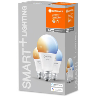 3PAK LED žiarovka E27 A75 14W 1521lm CCT LEDVANCE SMART+ WiFi Stmievateľná