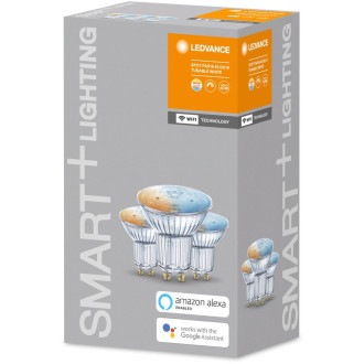 3PAK LED žiarovka GU10 5W 350lm CCT LEDVANCE SMART+ WiFi Stmievateľná