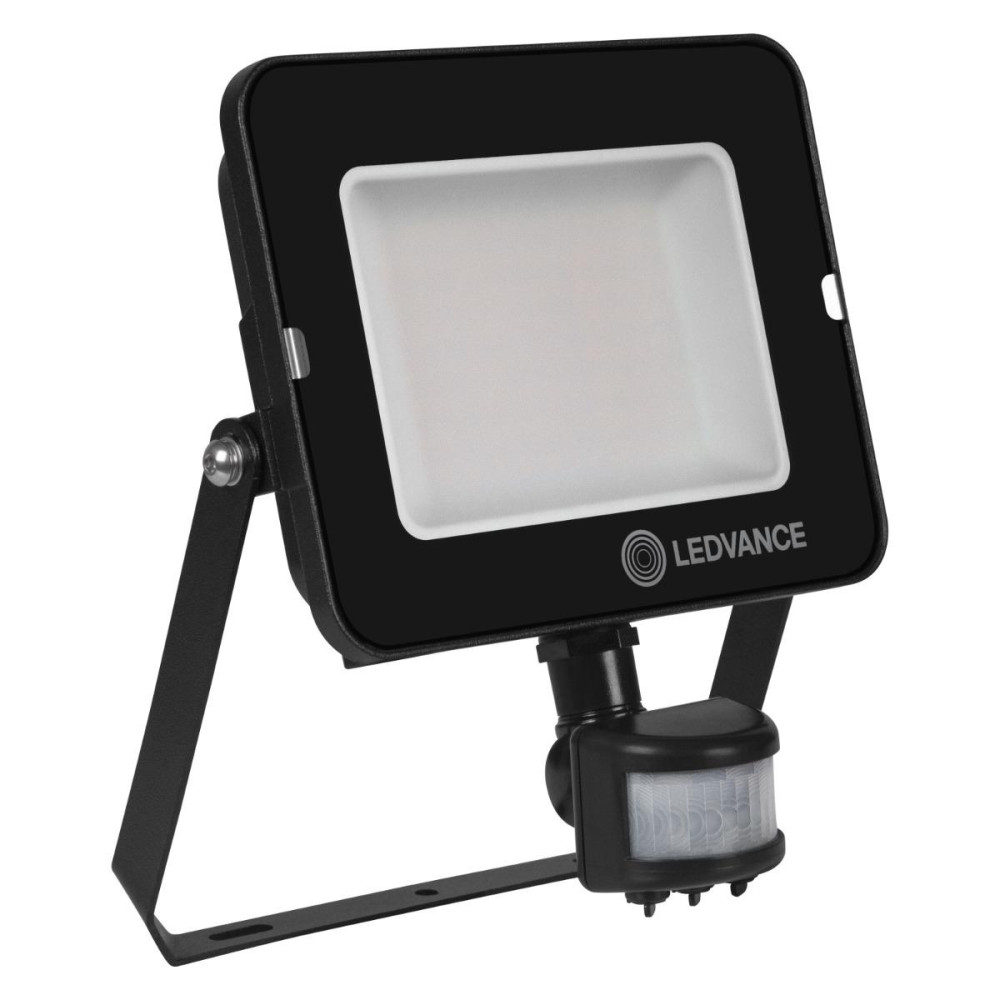 HALOGEN LED reflektor so senzorom 50W 4500lm 3000K IP65 COMPACT V Black LEDVANCE