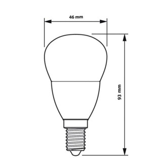 LED žiarovka E14 7W  60W 830lm 4000K Neutrálna žiarovka PHILIPS