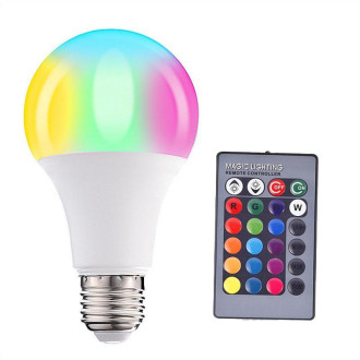 10W LED žiarovka RGB+CW E27