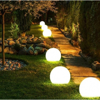 Záhradná guľa LAMPA do záhrady E27 GARDEN BALL S Kobi 25cm