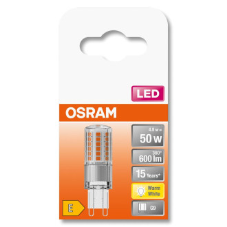 LED žiarovka G9 CAPSULE 4,8W  50W 600lm 2700K Warm 300° OSRAM STAR