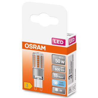 LED žiarovka G9 CAPSULE 4,8W  50W 600lm 4000K Neutral 300° OSRAM STAR