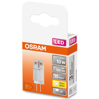 LED žiarovka G4 kapsula 0,9W  10W 100lm 2700K Warm 320° OSRAM Star