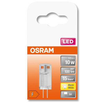 LED žiarovka G4 kapsula 0,9W  10W 100lm 2700K Warm 320° OSRAM Star