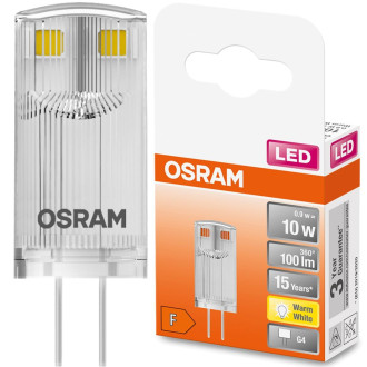 LED žiarovka G4 kapsula 0,9W  10W 100lm 2700K Warm 320° OSRAM Star