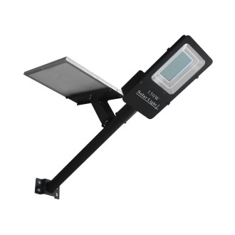 LED Solar Powered Street Light + batéria EQUIV. 40W Studená biela