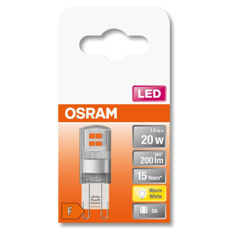 LED žiarovka G9 Capsule 1,9W  20W 200lm 2700K Warm 300° OSRAM Star