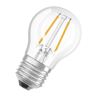 LED žiarovka E27 P45 1,5W  15W 136lm 2700K Warm 300° Filament OSRAM STAR