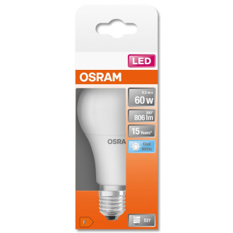 LED žiarovka E27 A60 8,5W  60W 806lm 4000K Neutrálna 200° OSRAM STAR