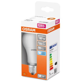 LED žiarovka E27 A60 8,5W  60W 806lm 4000K Neutrálna 200° OSRAM STAR