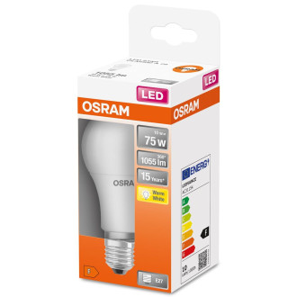 LED žiarovka E27 A60 10W  75W 1055lm 2700K Warm 200° OSRAM STAR