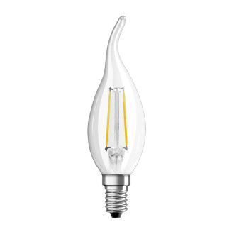 LED žiarovka E14 BA35 2,5W  25W 250lm 2700K Warm 300° Filament OSRAM STAR