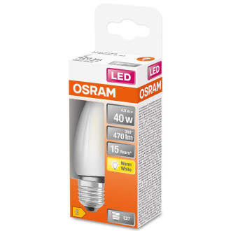 LED žiarovka E27 B35 4W  40W 470lm 2700K Warm 300° Filament OSRAM STAR