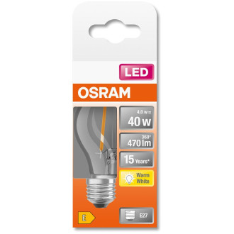 LED žiarovka E27 P45 4W  40W 470lm 2700K Warm 300° Filament OSRAM STAR