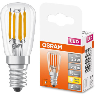 LED žiarovka E14 T26 2,8W  25W 250lm 2700K Warm 320° Filament OSRAM STAR