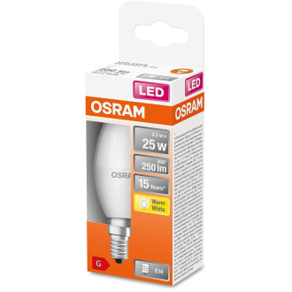 LED žiarovka E14 B35 3,3W  25W 250lm 2700K Warm 200° OSRAM STAR