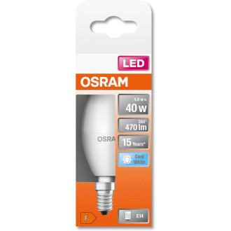 LED žiarovka E14 B35 4,9W  40W 470lm 4000K Neutrálna 200° OSRAM STAR