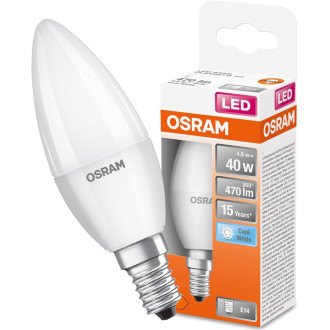 LED žiarovka E14 B35 4,9W  40W 470lm 4000K Neutrálna 200° OSRAM STAR