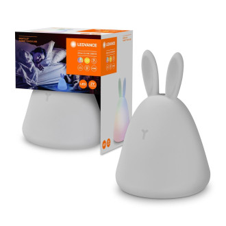 Detské nočné svetlo dotykové Rabbit LED 2,5 W Teplá biela + RGB LEDVANCE