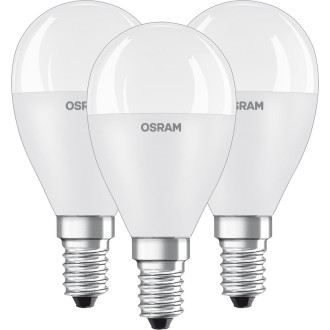 3PAK LED žiarovka E14 P45 7W  60W 806lm 3000K Warm 200° OSRAM VALUE