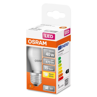 LED žiarovka E27 P45 5W  40W 470lm 2700K Warm 200° Filament OSRAM STAR