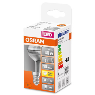 LED žiarovka E27 R80 2,6W  40W 210lm 2700K Warm 36° OSRAM Star