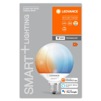 LED žiarovka E27 G95 14W  100W 1521lm CCT 200° LEDVANCE SMART+ WIFI Stmievateľná