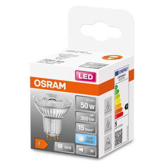 LED žiarovka GU10 4,3W  50W 350lm 4000K Neutrálna 36° OSRAM STAR