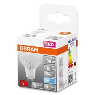 LED žiarovka GU10 4,3W  50W 350lm 4000K Neutrálna 120° OSRAM STAR